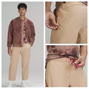 Lululemon Men's Lab Wool Blend Pant 26" Cafe Au Lait Size 36